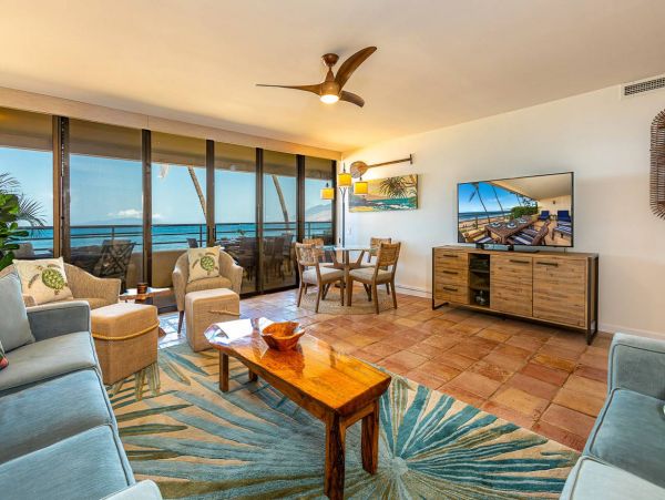 Wailea Two-Bedroom Beachfront Rental Condo