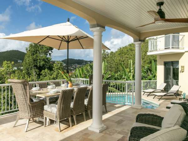 St. john Luxury Oceanfront Pool Vacation Villa