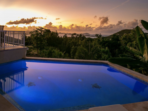 St. john Luxury Oceanfront Pool Vacation Villa