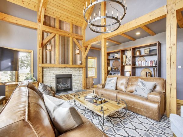 Mountain Views Granby Vacation Home Six Bedroom