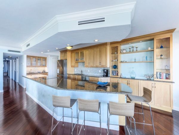 Top-Floor Waterfront Residence with Sweeping Views of Venetian Bay