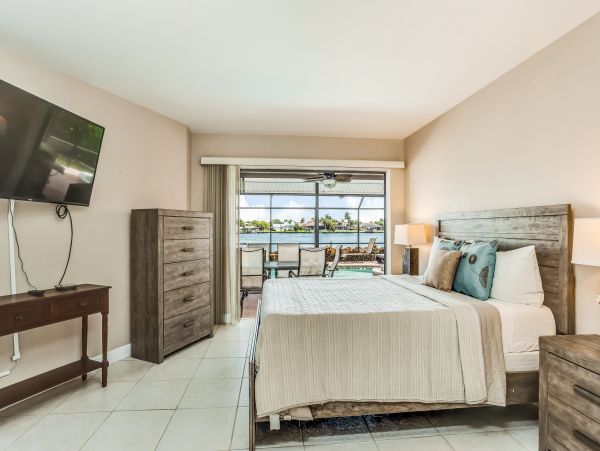 Cape Coral Lakefront Four Bedroom Pool Home