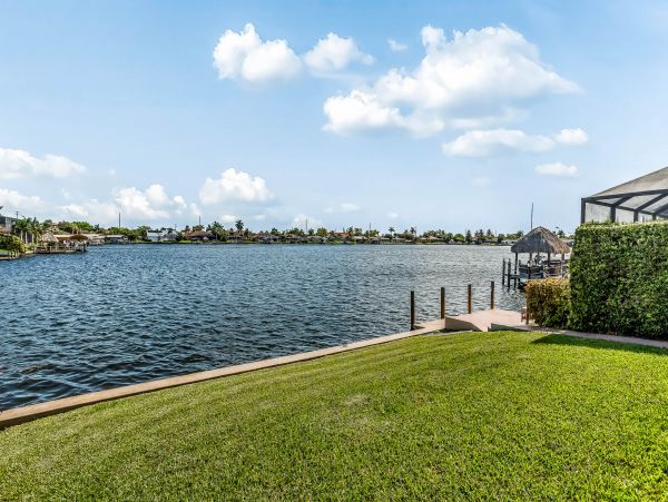 Cape Coral Lakefront Four Bedroom Pool Home
