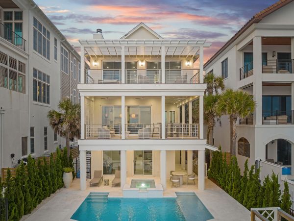 Seagrove Beach Vacation Rental Luxury 30A Gulf Front Villa with Private Pool