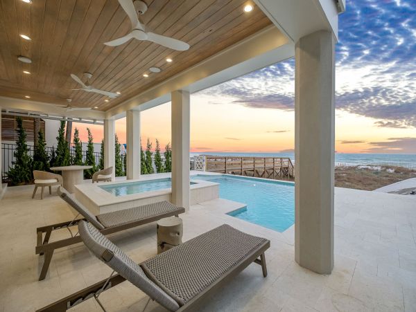 Seagrove Beach Vacation Rental Luxury 30A Gulf Front Villa with Private Pool