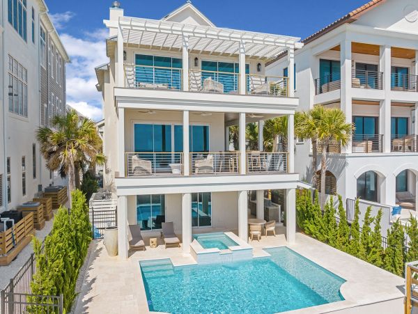 Seagrove Beach Vacation Rental Luxury 30A Gulf Front Villa with Private Pool