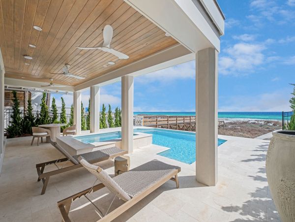 Seagrove Beach Vacation Rental Luxury 30A Gulf Front Villa with Private Pool