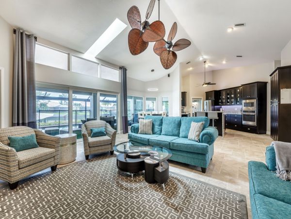 Beautiful Family Water Front Home with Dock in Cape Coral
