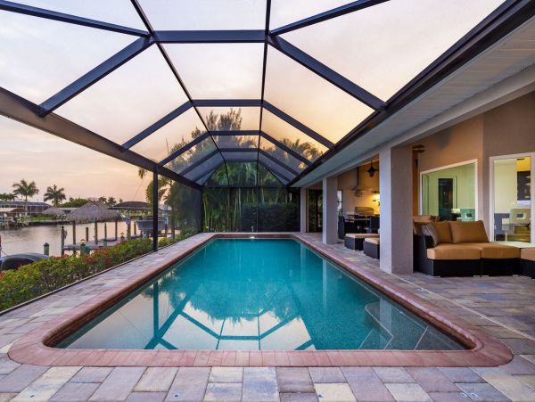 Beautiful Family Water Front Home with Dock in Cape Coral