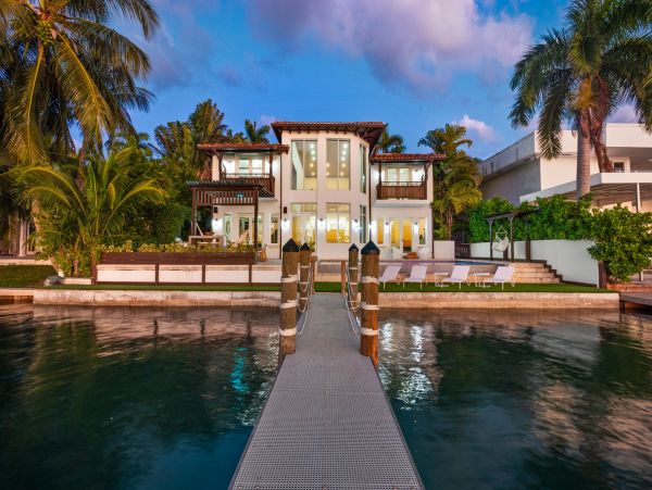 Miami Beach Stunning Mediterranean Style Bayfront Mansion