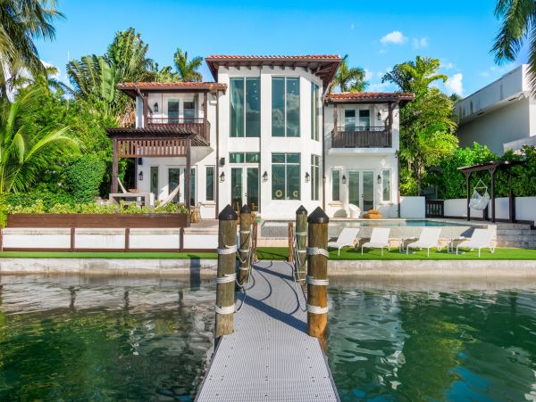 Miami Beach Stunning Mediterranean Style Bayfront Mansion
