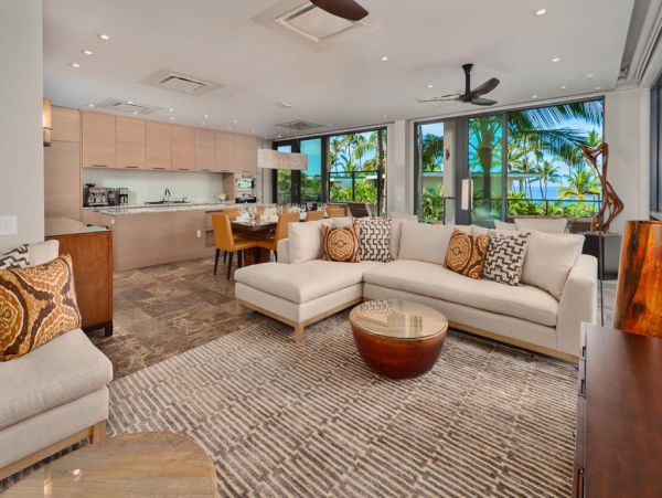 Wailea 3 Bedroom Condo with Partial Ocean Views Sleeps 8