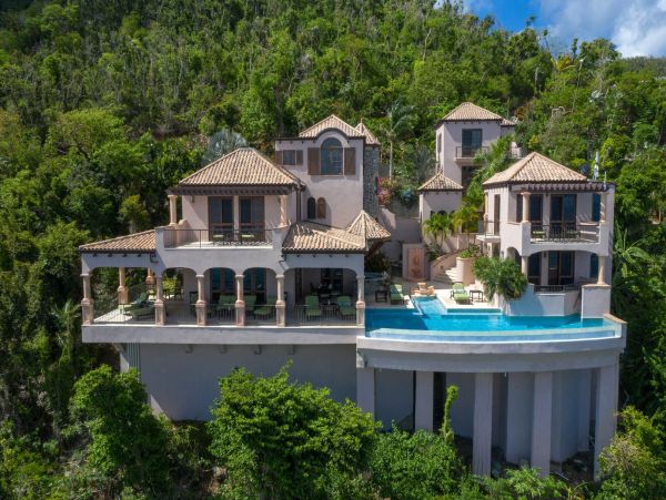 St. John Luxury Vacation Home Ocean Views And Infinity Pool