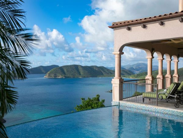 St. John Luxury Vacation Home Ocean Views And Infinity Pool