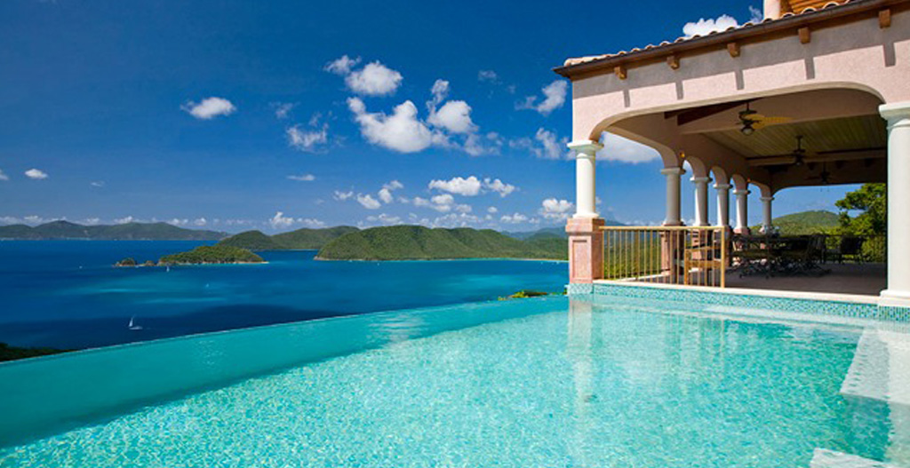 St. John Luxury Vacation Home Ocean Views And Infinity Pool