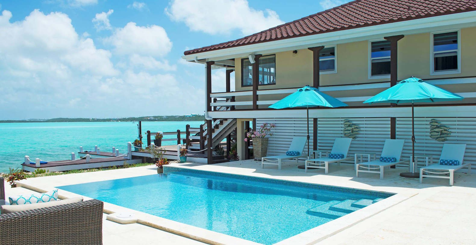 3 Bedroom Full Ocean View in Chalk Sound