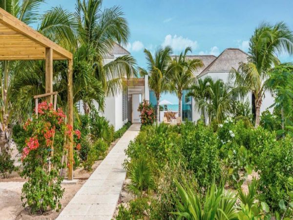 Oceanfront Turks and Caicos Vacation Home Five Bedroom