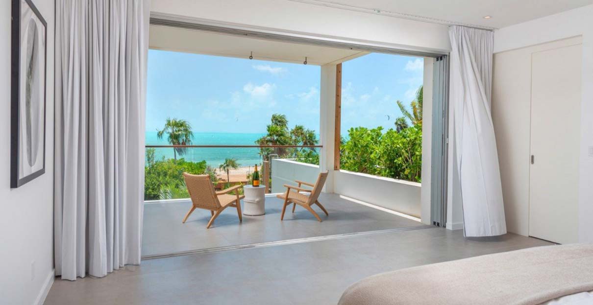 Oceanfront Turks and Caicos Vacation Home Five Bedroom
