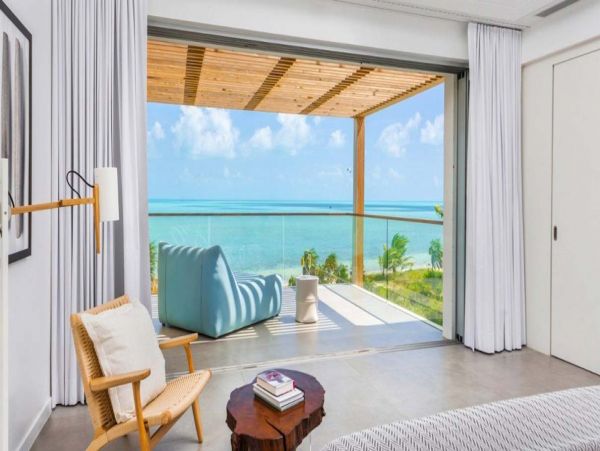Oceanfront Turks and Caicos Vacation Home Five Bedroom