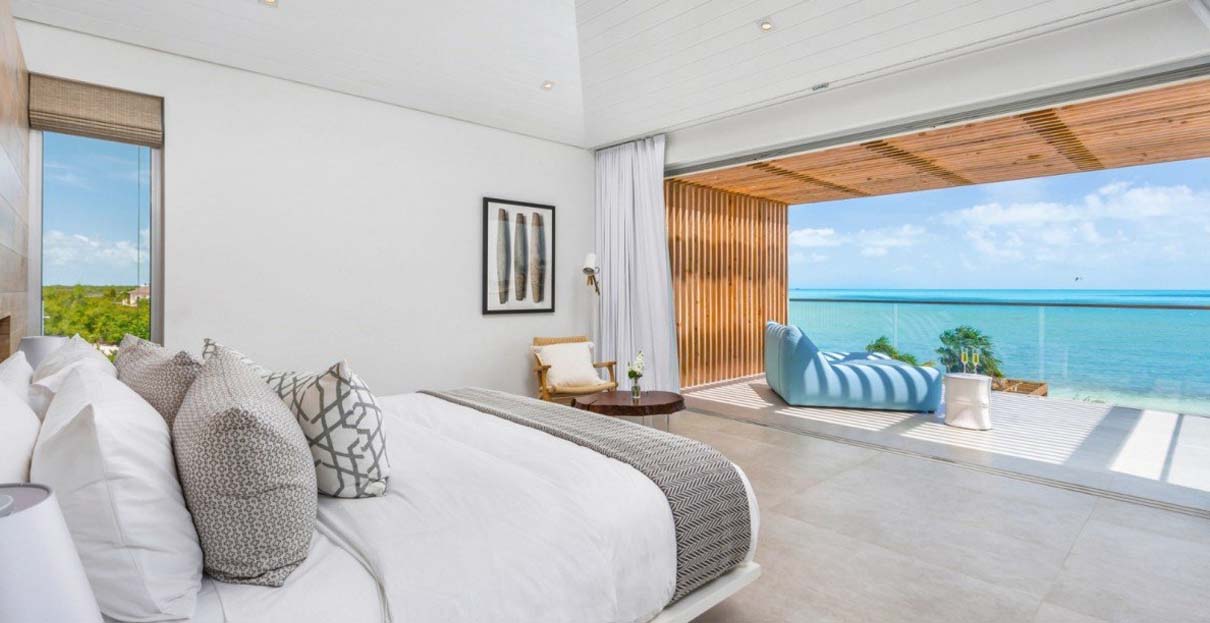 Oceanfront Turks and Caicos Vacation Home Five Bedroom