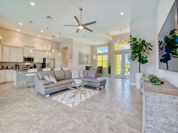 Great Canalfront Home on Cape Coral with Caged Pool & Dock