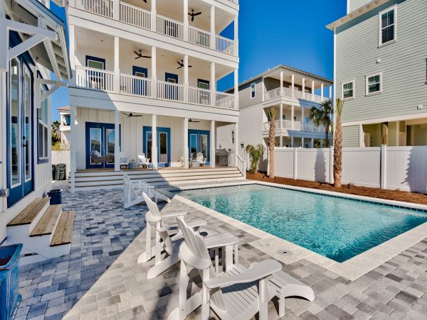Inlet Beach Luxury 10 Bedroom Vacation Home Sleeps 28 Guests
