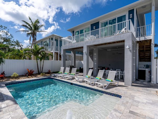 Fort Myers Beach Home With Private Pool and Balconies