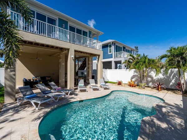 Fort Myers Beach Vacation Rental - 4-Bedroom Pool Home with Balconies