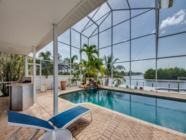 Canalfront Vacation Home in Cape Coral with Pool & Boat Dock