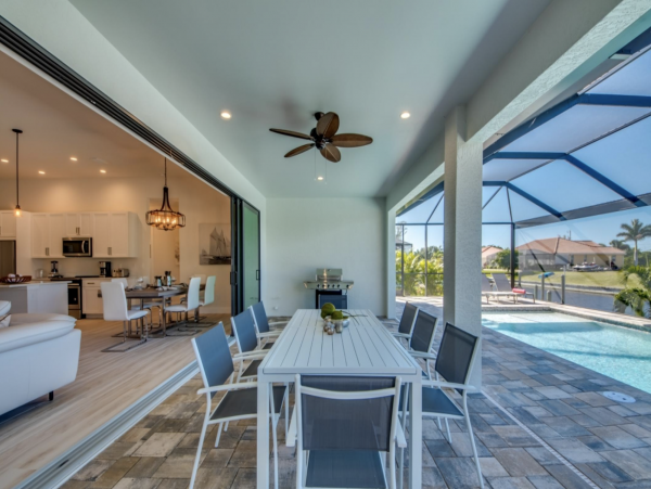 Luxury Cape Coral Vacation Villa with Boat Dock
