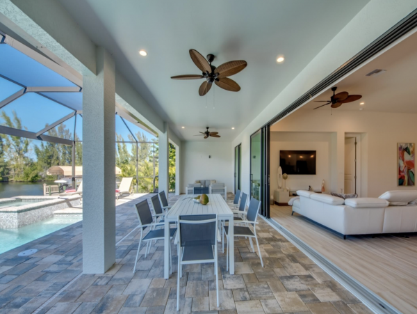 Luxury Cape Coral Vacation Villa with Boat Dock