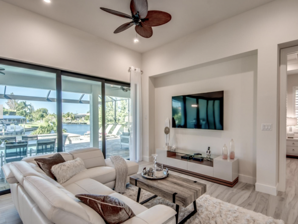 Luxury Cape Coral Vacation Villa with Boat Dock