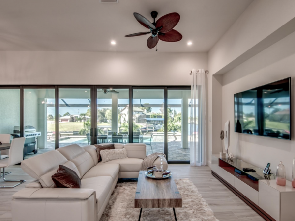 Luxury Cape Coral Vacation Villa with Boat Dock