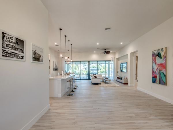 Luxury Cape Coral Vacation Villa with Boat Dock