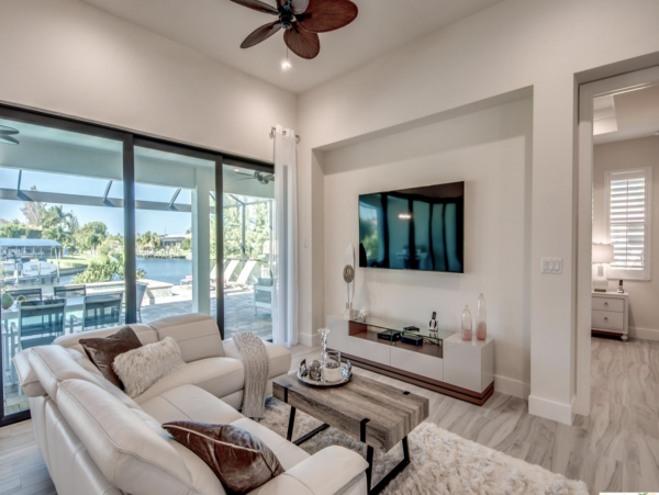Luxury Cape Coral Vacation Villa with Boat Dock