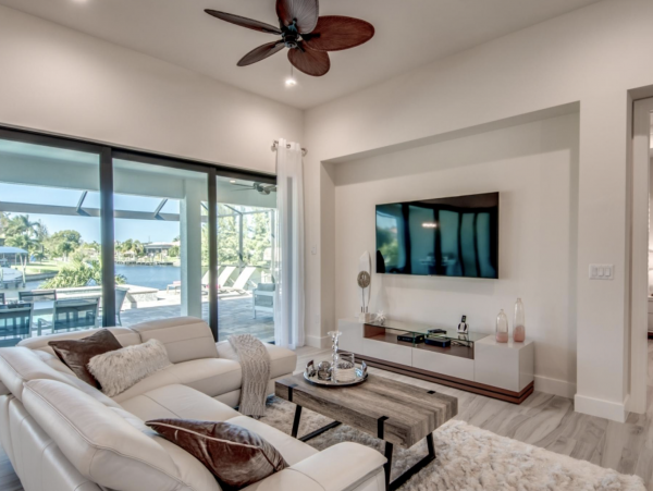 Luxury Cape Coral Vacation Villa with Boat Dock