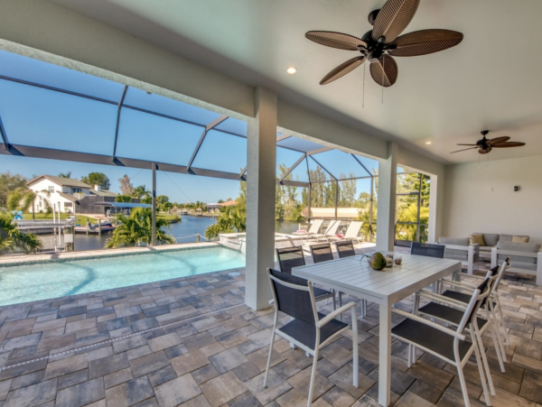 Luxury Cape Coral Vacation Villa with Boat Dock