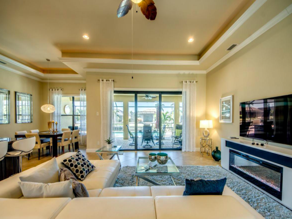 Stunning Gulf Access Home with Pool and Sunset Views