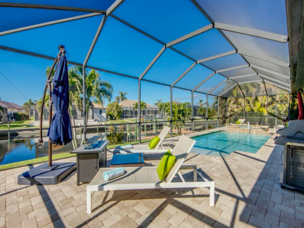 Stunning Gulf Access Home with Pool and Sunset Views