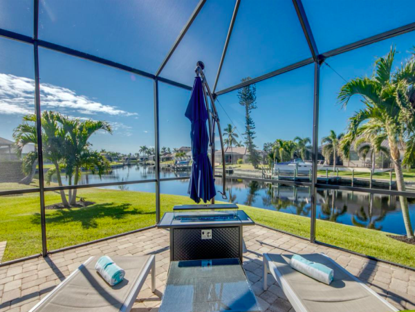 Stunning Gulf Access Home with Pool and Sunset Views