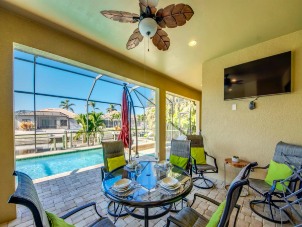 Stunning Gulf Access Home with Pool and Sunset Views