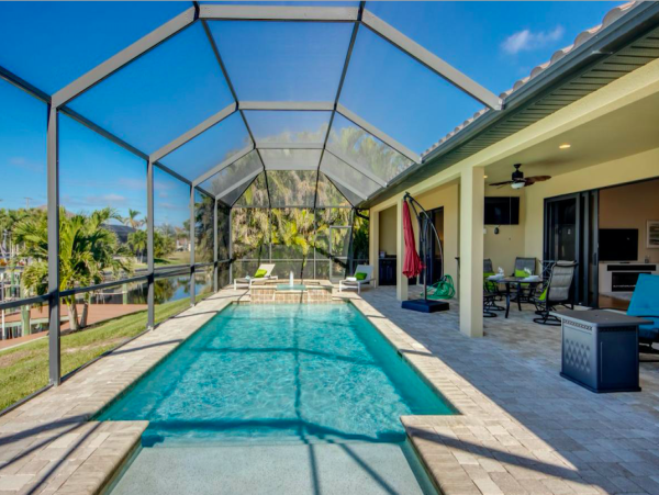 Stunning Gulf Access Home with Pool and Sunset Views
