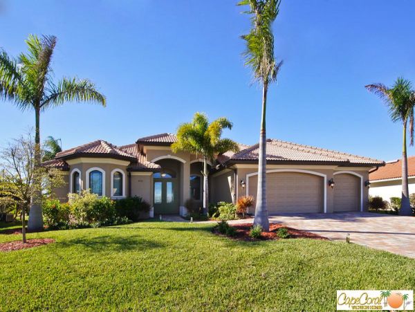 Cape Coral 4 Bedroom Pool Home with Dock