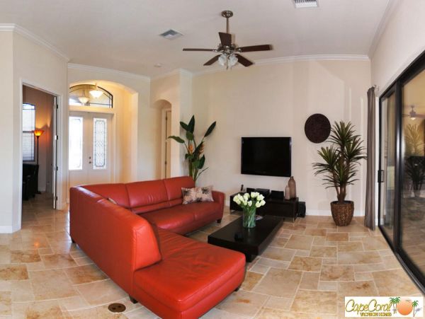 Cape Coral 4 Bedroom Pool Home with Dock