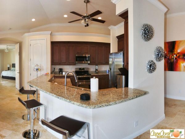Cape Coral 4 Bedroom Pool Home with Dock