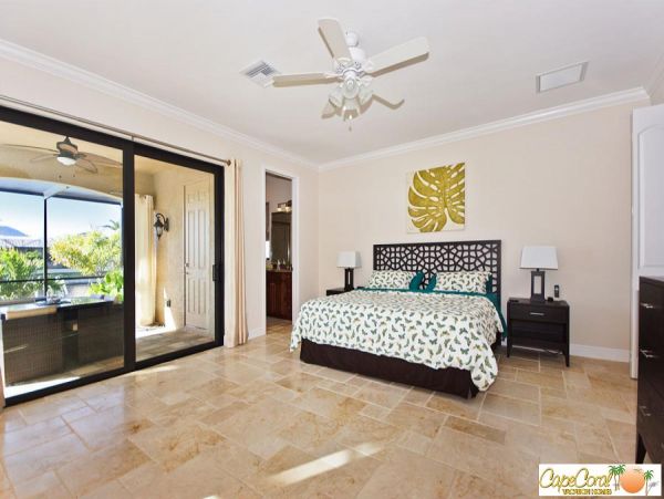 Cape Coral 4 Bedroom Pool Home with Dock