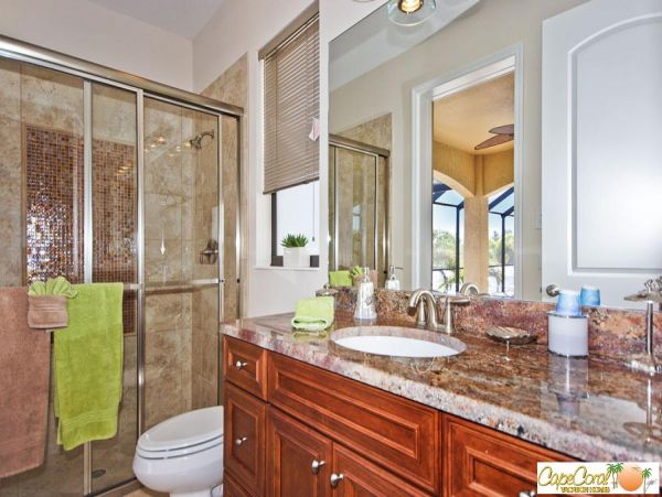 Cape Coral 4 Bedroom Pool Home with Dock