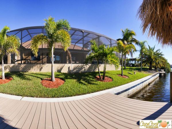 Cape Coral 4 Bedroom Pool Home with Dock