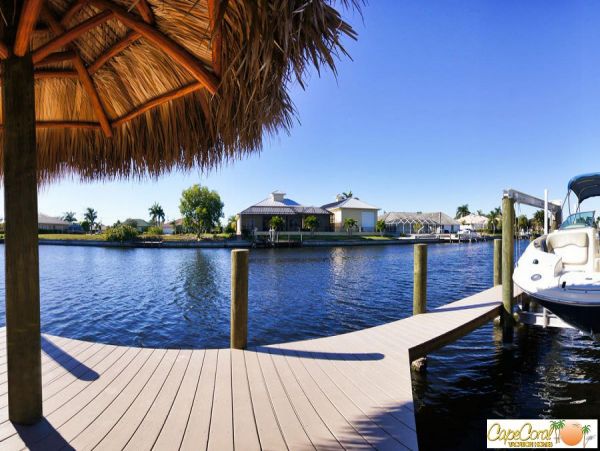 Cape Coral 4 Bedroom Pool Home with Dock