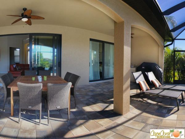 Cape Coral 4 Bedroom Pool Home with Dock